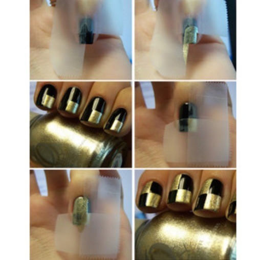 Some Great Nail Arts Using Scotch Tape
