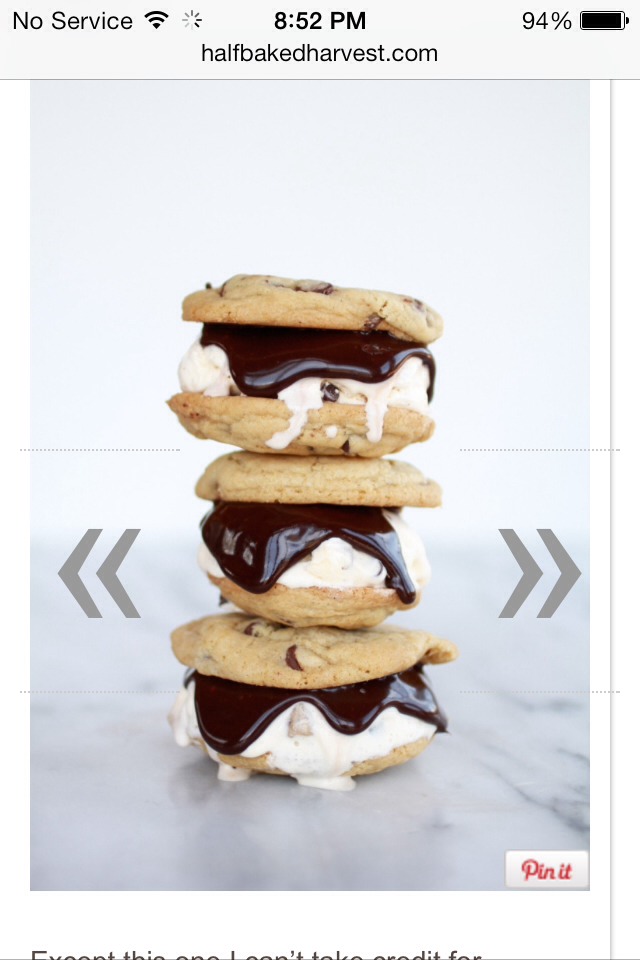 Hot Fudge Cookie Sandwich 