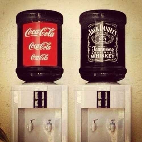 Lose the bartender and serve alcohol in water coolers.