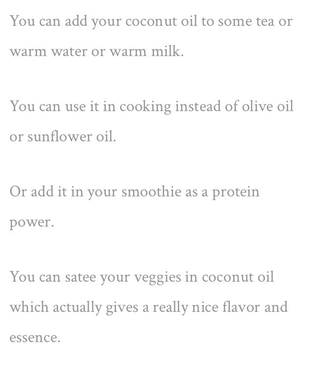 "MODEL'S SECRET SHRINK YOUR WAISTLINE WITH COCONUT OIL"