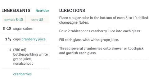 Holiday Sparkling Cranberry Punch #friendsgiving