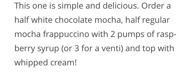 💟❕35 Secret Starbucks Drink You Didn't Know You Could Order❕💟