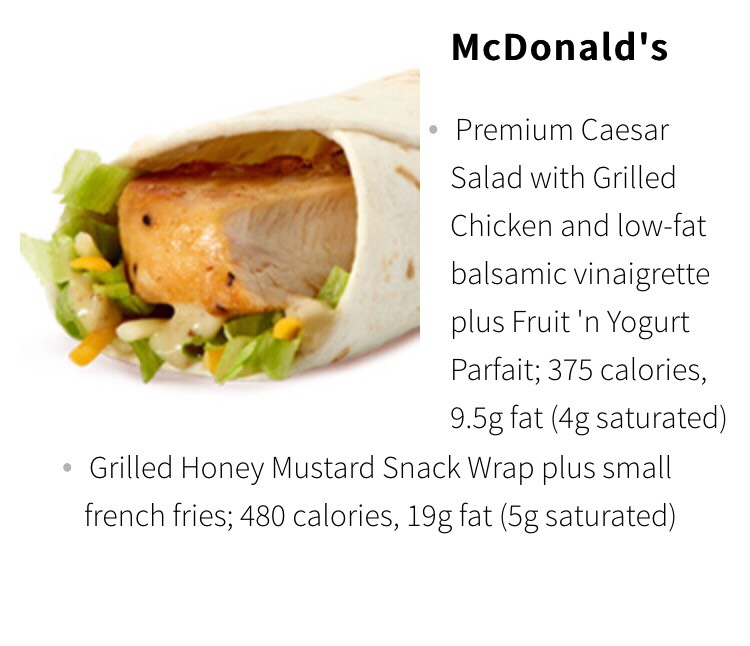 How To Eat Healthy With Fast Food