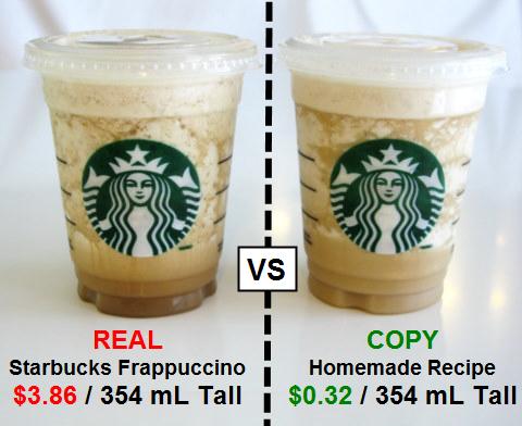 Just to show how much more money you can save when you make your own drinks :)