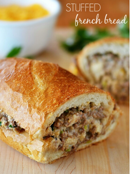 CHEESY FLAVOURFULL HAM BURGER MIXTURE STUFFED BREAD DELICIOUS SUPER EASY