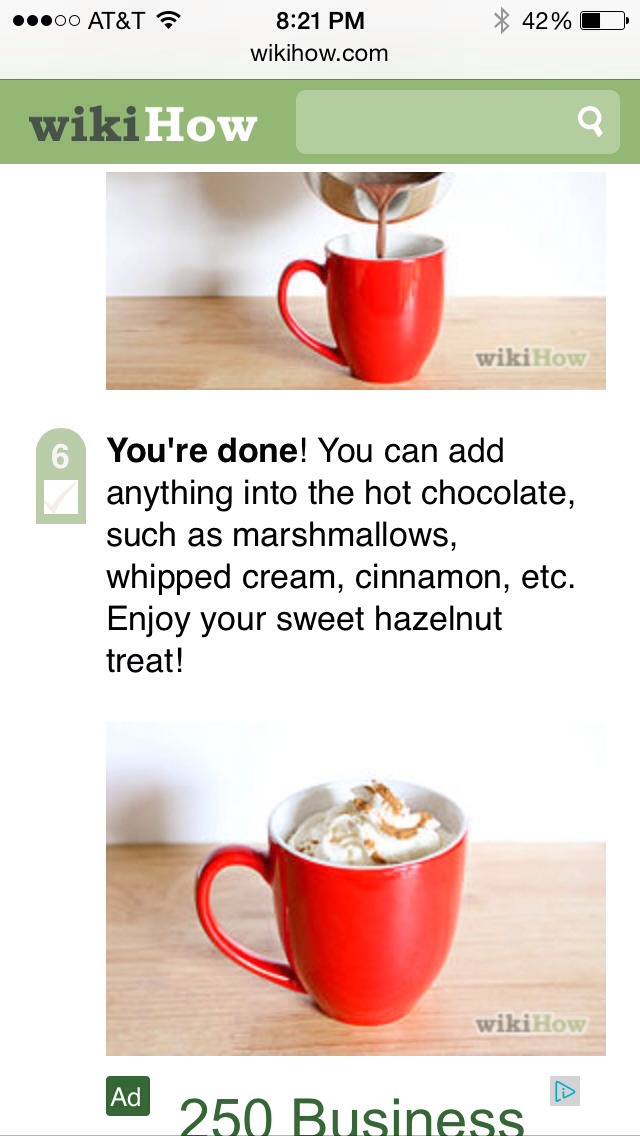 Nutella And Marshmallows Hot Chocolate 