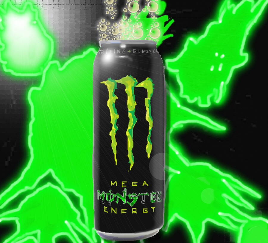Monster energy drink (I like green)
