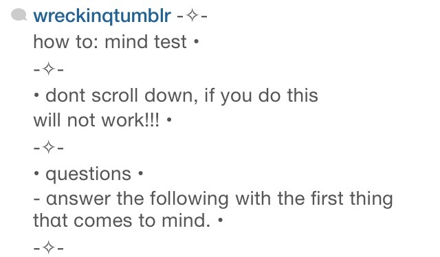 How To: Mind Test