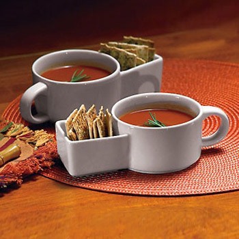 For any nannies and mummies and aunties and grannies. They will love this . It is a soup bowl with added storge for your fav crackers soo yummy and fun! Only £12 for 2! From vat19.com and even cheaper on amazon