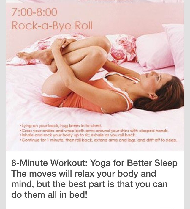 8 Minute Yoga Workout For Better Sleep