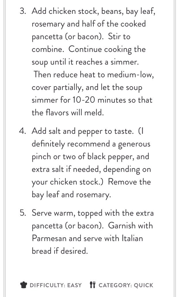7 INGREDIENT TUSCAN WHITE BEAN SOUP!  