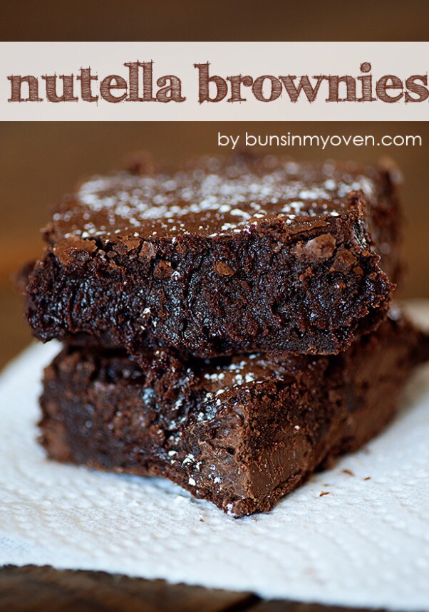 Nutella brownies