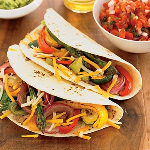 Veggie fajitas