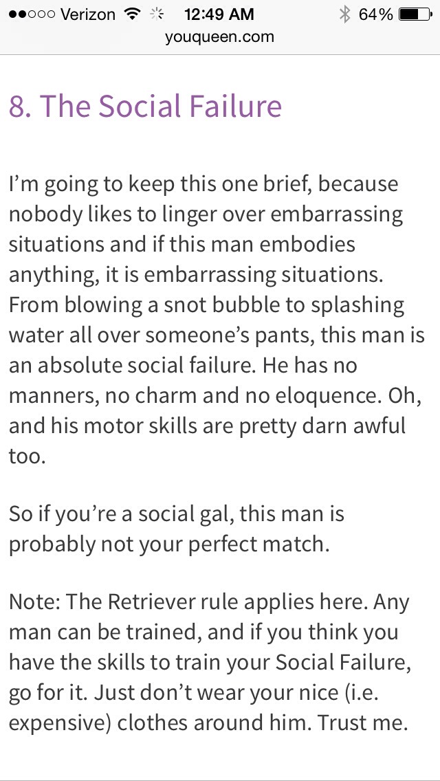 10 Types Of Men To Avoid🙅