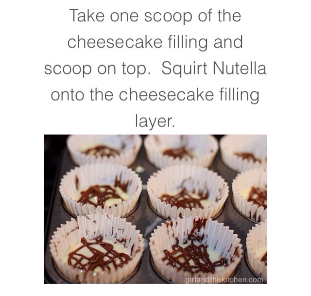 Nutella & Cheesecake Swirl Muffins