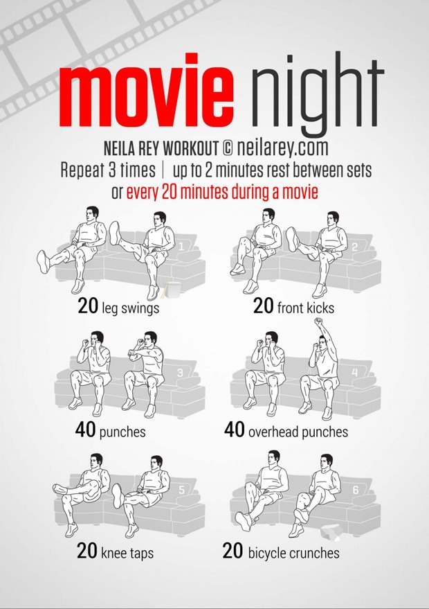 Lazy People Workout In Couch 😀💪👍