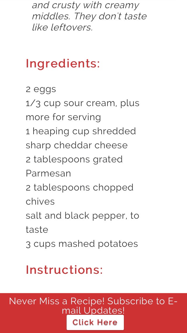 Leftover Mash potato Puffs! 