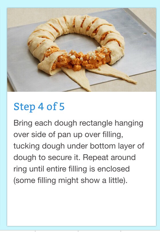 Buffalo Chicken Crescent Ring.ππ