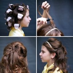 Disney Princess Eye Makeup & Hair Style Tutorial