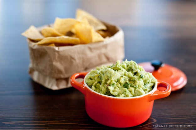 b. Spicy Guacamole with Pineapple