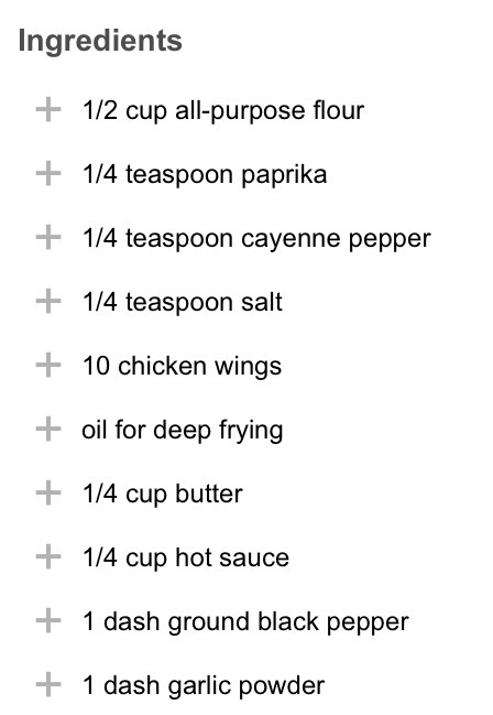 Resurant Style Buffalo Chicken Wings 