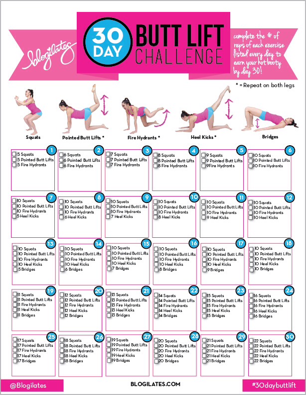 Fun Blogilates Butt Workouts👌😱