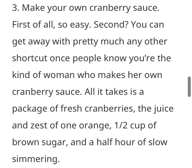 Easy Homemade Cranberry Sauce