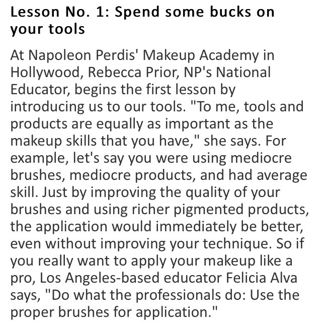 "🔟 Secrets I Learned At Makeup Artist School!" Awesome! 🙌