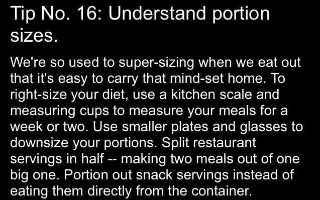 22 Diet Tips