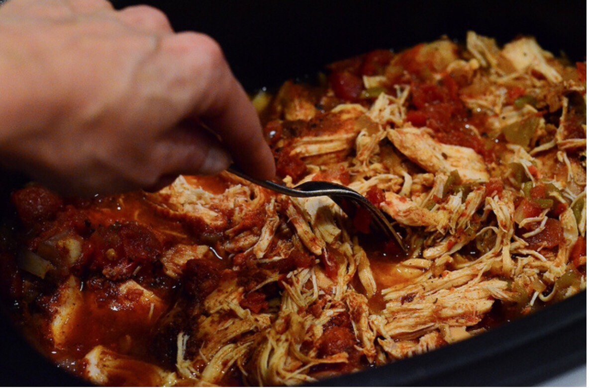 Delicious Crock-Pot Chicken Tacos 😍