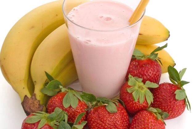 Strawberry Banana Creme smoothie