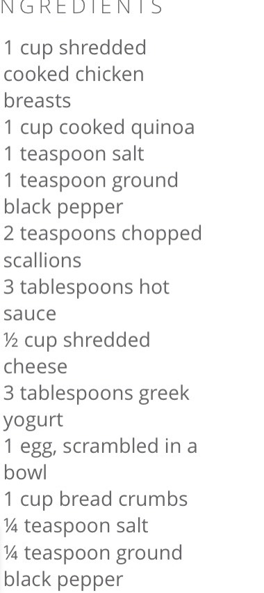 Healthy Buffalo Quinoa Chicken Bites With Blue Cheese Dip 