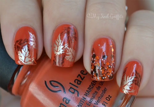 Fun Nail Art For Fall #fallnails
