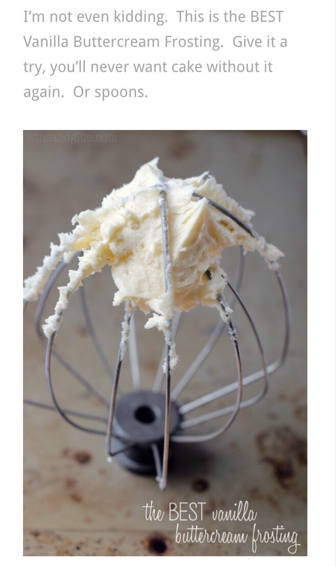 The BEST Vanilla ButterCream Frosting