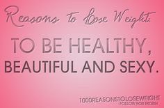 Motivation Reasons To Want To Lose Weight