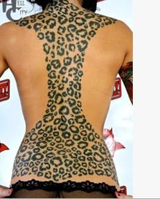 Beautiful Leopard Print Tattoos For Women!!