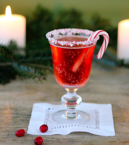 CANDY CANE CRANBERRY COCKTAIL