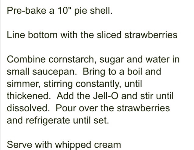 Fresh Strawberry Pie