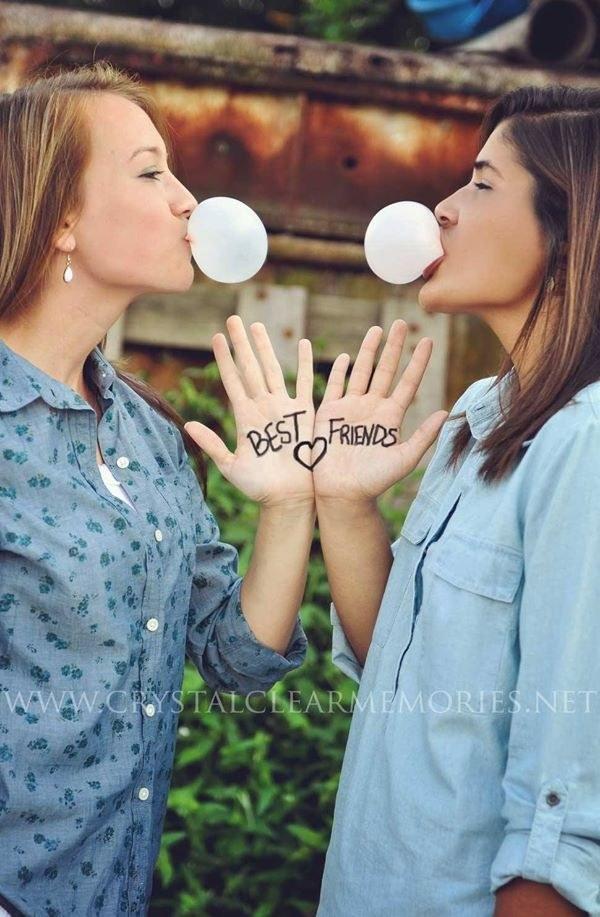 Because best friends don’t let each other do them alone :)