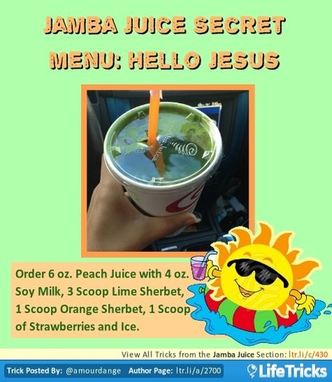 💟✨Jamba Juice Secret Menu & How To Order/ Make Them✨💟