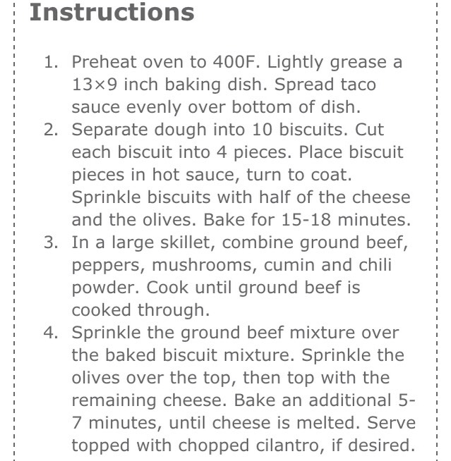 Taco Casserole