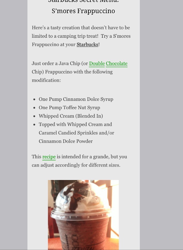 14 Starbucks Secret Menu Drinks
Recipes ...πππ