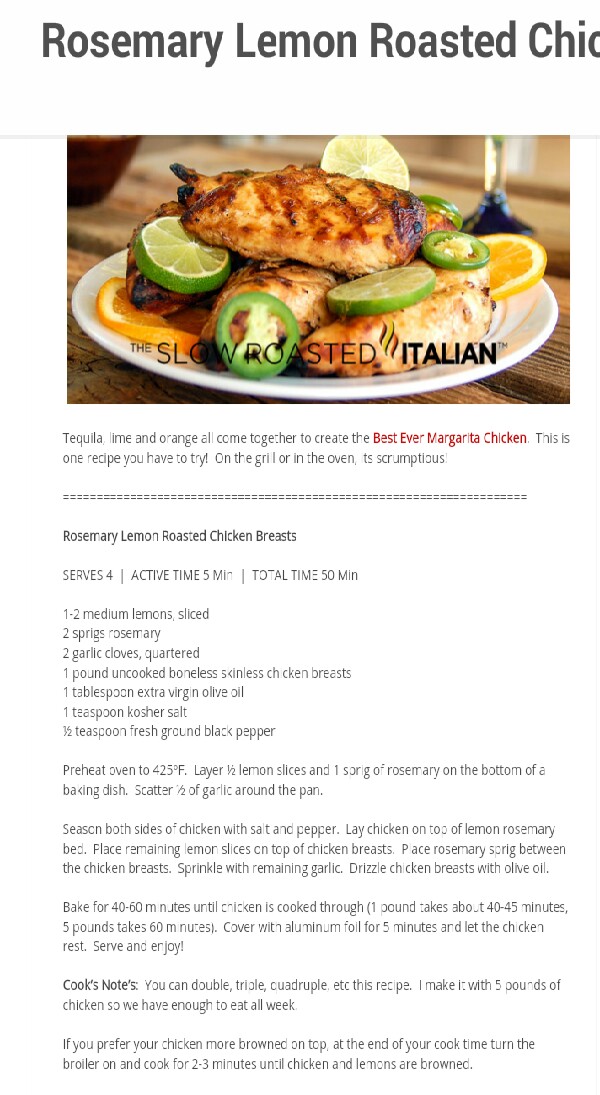 restaurant style lemon chicken bake !!