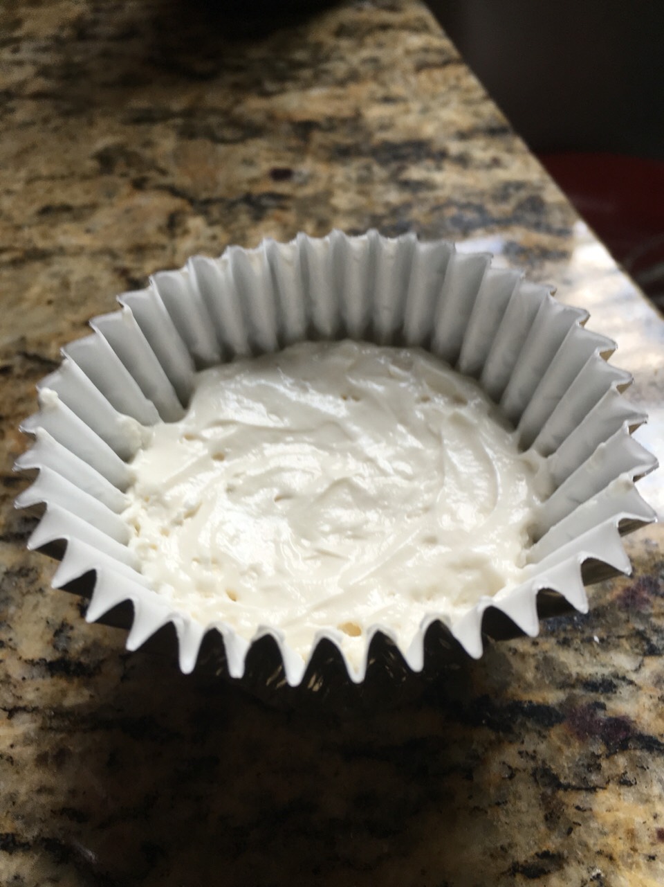 Add the filling to the crust.