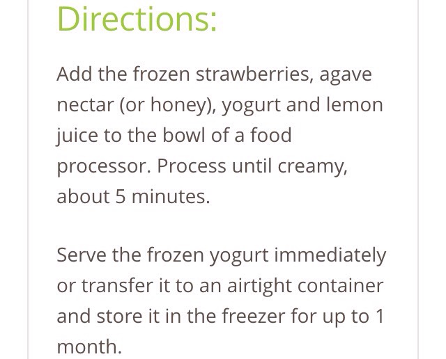 5-Minute Healthy Strawberry Frozen Yogurt