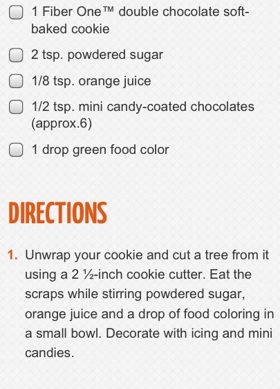 Easy Double Chocolate Christmas Tree Cookies