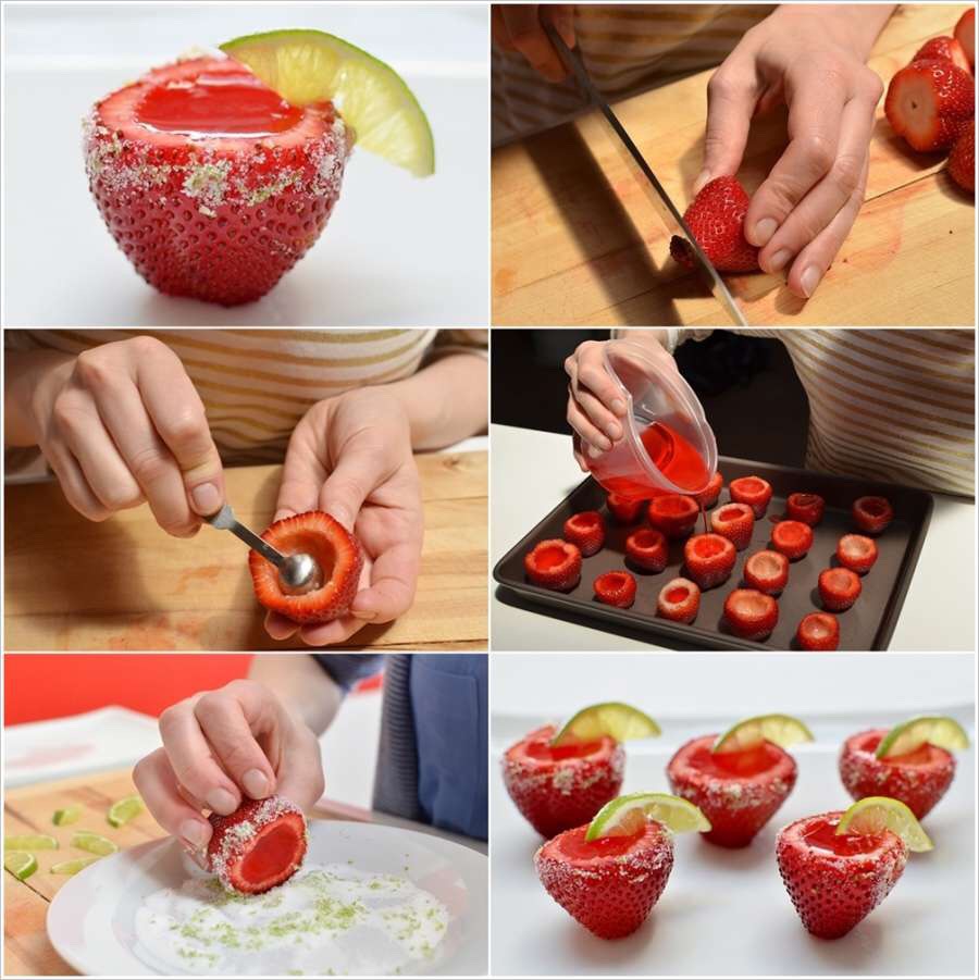Strawberry Margarita Jello Shot