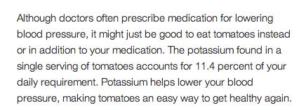 Health Benefits Of Tomatoes