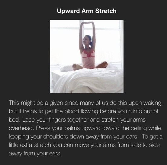 "Start Your Day Off Right With Five Simple Stretches"