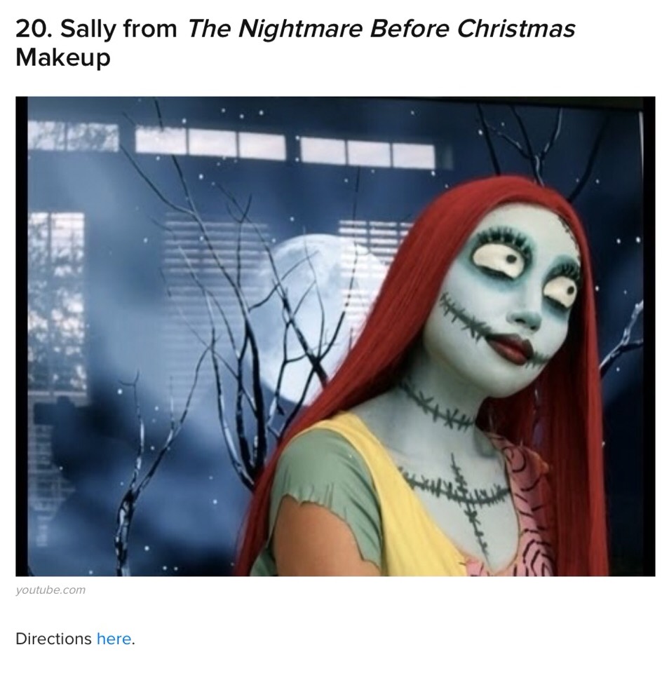21 Incredibly Creepy Halloween Hair & Makeup Ideas! #HalloweenTip